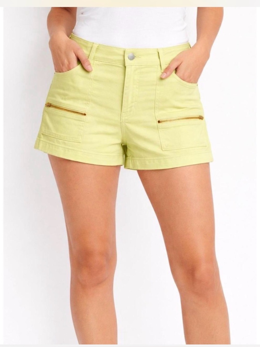 PISTOLA Women's Light Green Shorts sz 27 nwt